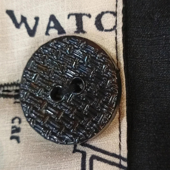 Streetwear newsprint lagenlook dress jacket top oversized novelty M - Picture 7 of 9